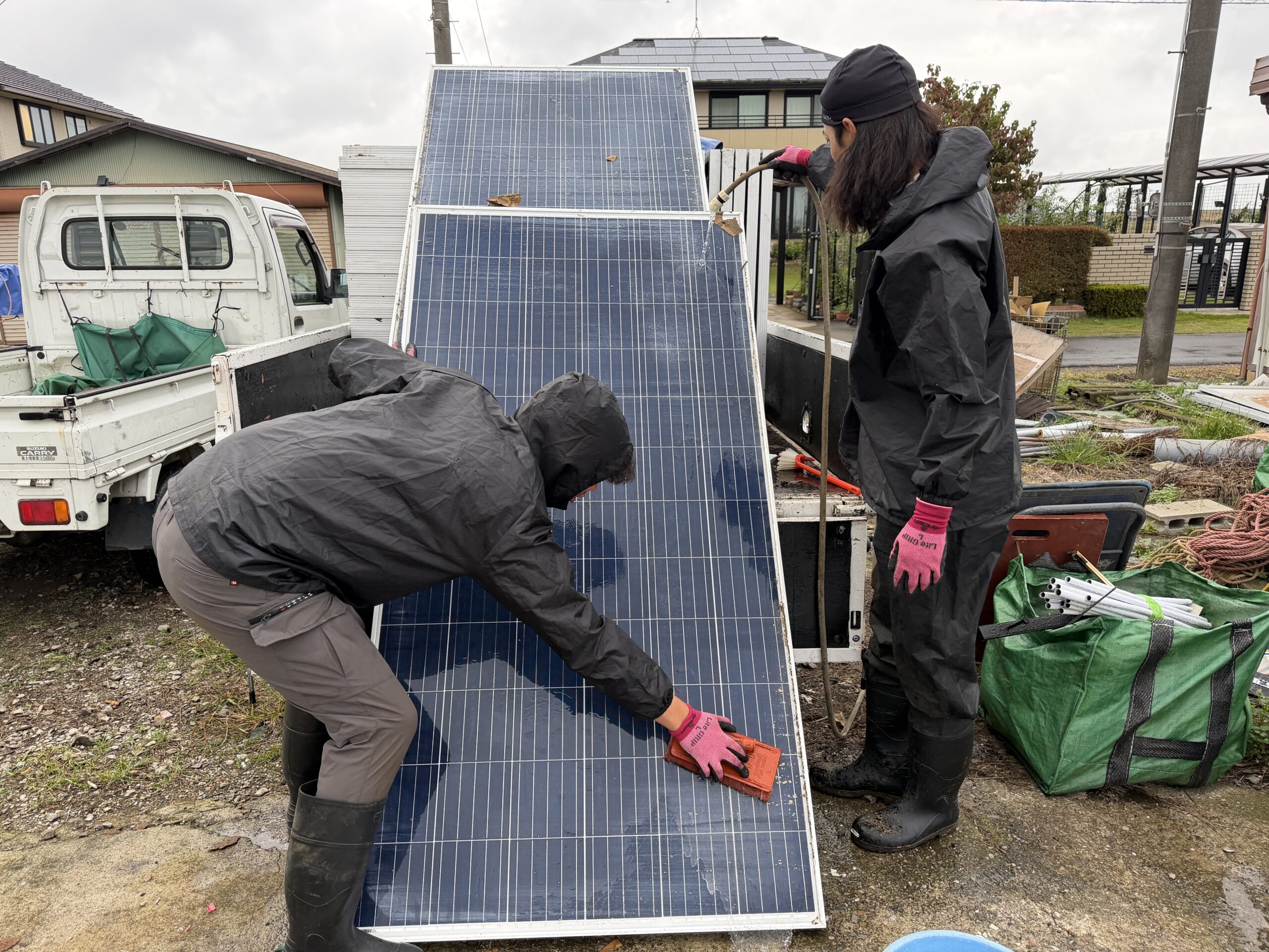 積込・運搬風景